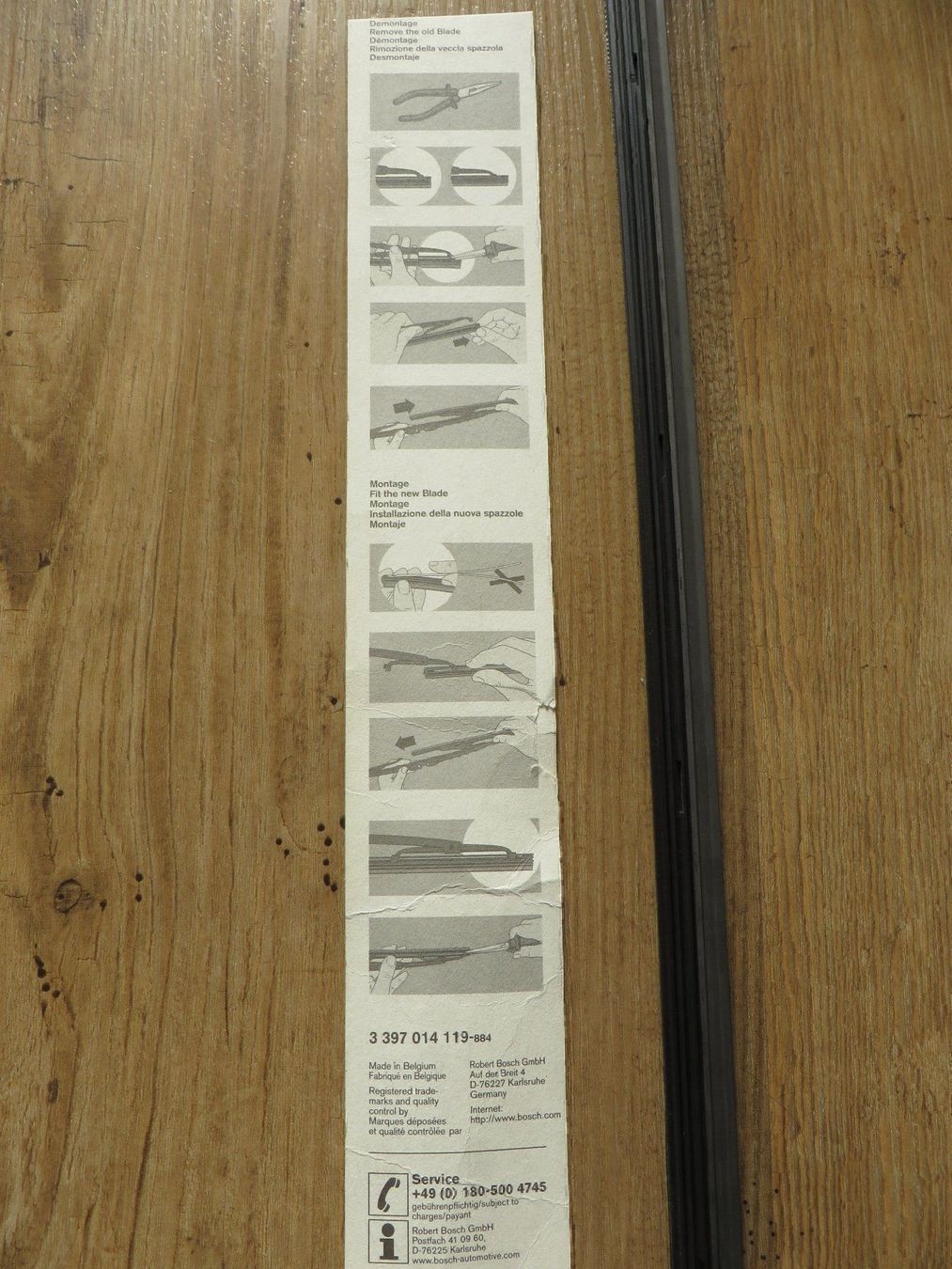 Tutti pezzi di ricambio auto: Scheibenwischergummi Wischerblatt Bosch – Nuovo (secondo la descrizione) da Bettenhausen venduto da Binford8000 1