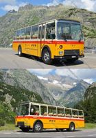 Postkarte FBW/Eggli 50U54R EDU-A Alpenwagen           BTM088
