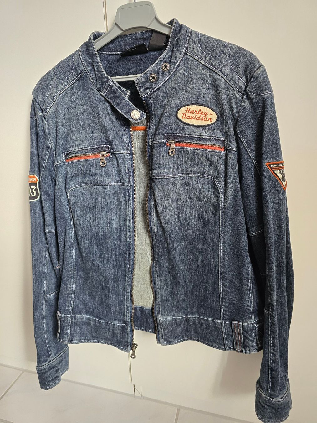 Giacche: Harley-Damen-Jeansjacke – Usato da Rottenschwil venduto da Saphirin