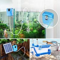Gartenteich Solar Sauerstoffpumpe Teichbelüfter Solar pumpe