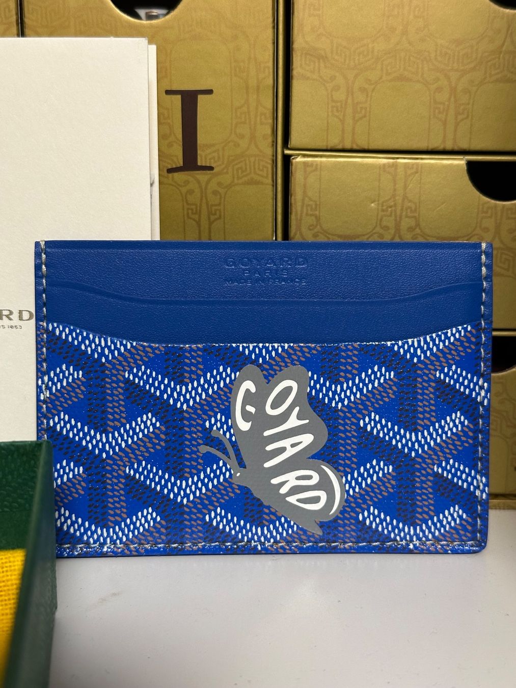 Goyard Portafogli: GOYARD Paris Cardholder in Blau – Nuovo e nell'imballaggio originale da Basel venduto da iulia_haul 2