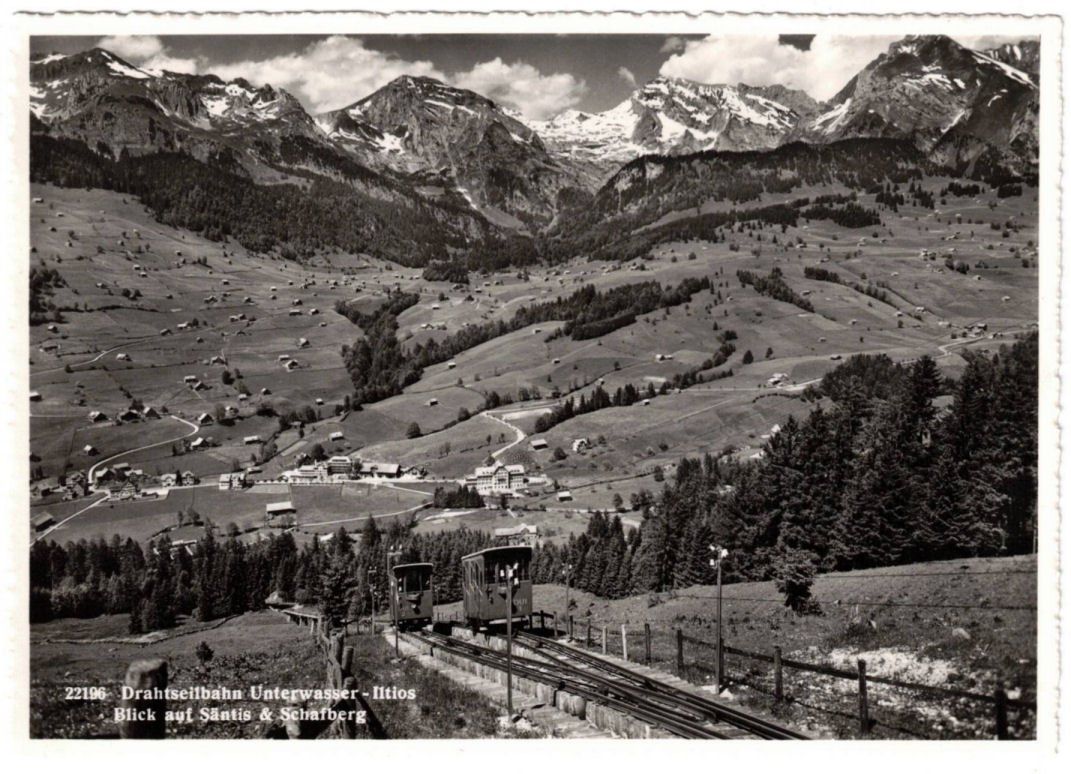 Cartoline postali: Unterwasser - Standseilbahn Iltios – Usato da Binningen venduto da Mountainrider