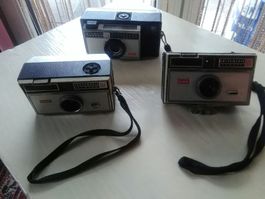Fotokamera, Kodac Instamatic, 3 Stück