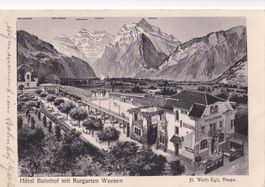 Weesen am Walensee Hôtel Bahnhof mit Kurgarten