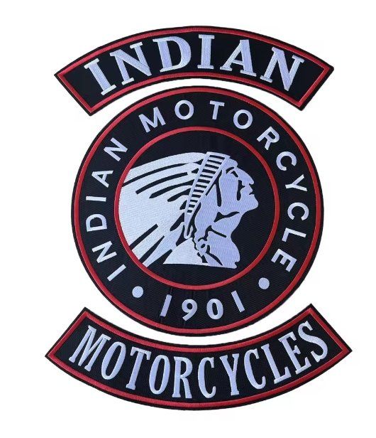 Toppe: Patchs brodés Indian Motorcycle - J080 – Nuovo e nell'imballaggio originale da Allens venduto da MADE.IN.ROCK.N.ROLL