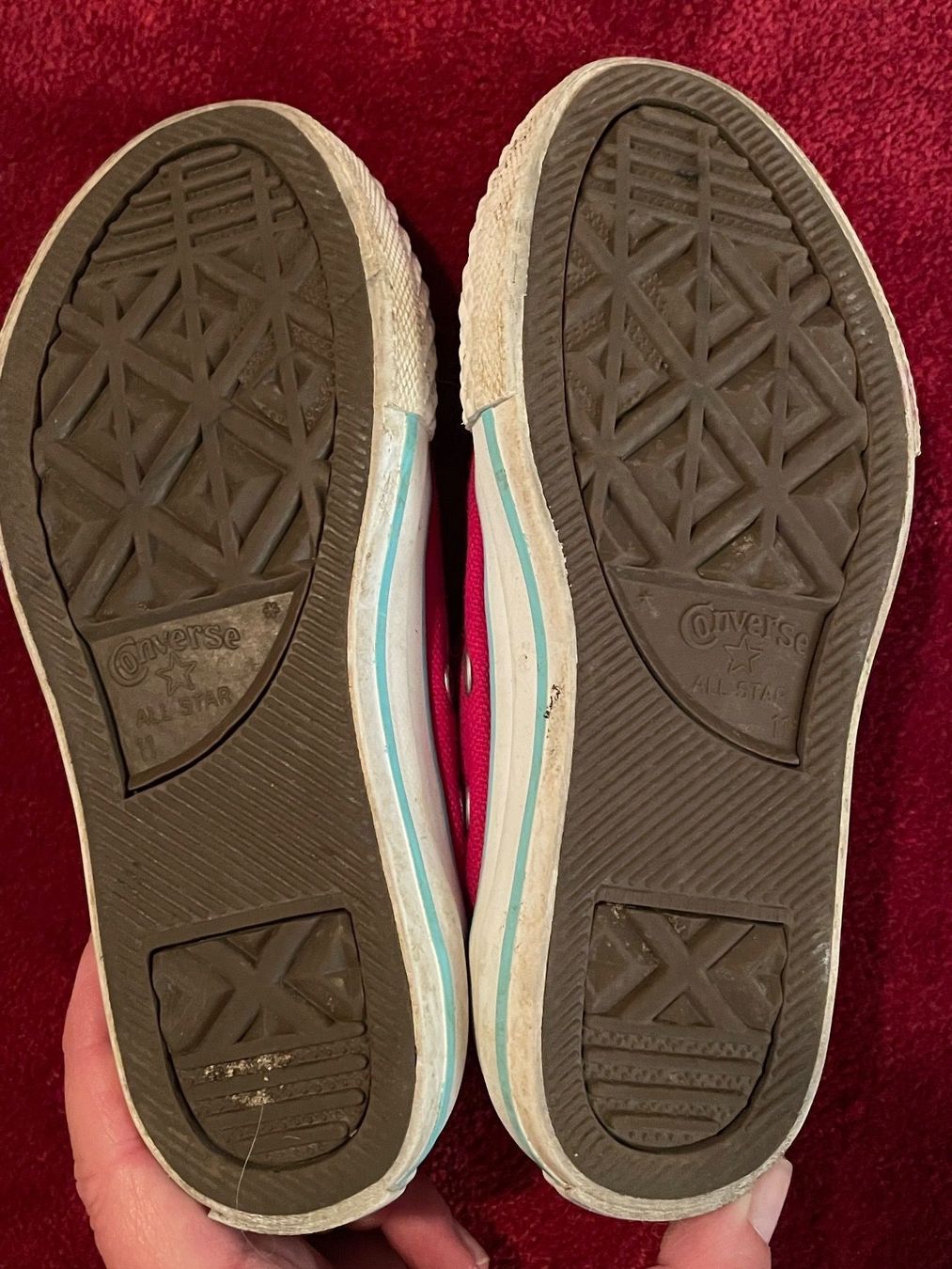 Converse Scarpe per ragazzi: Converse, Turnchuhe, rot, Gr 28 – Usato da Zürich venduto da Capetown14 1