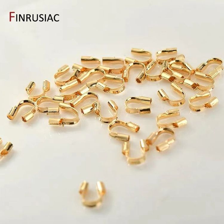100 Stück Edelstahl Drahtschützer Für Schmuckbasteln – 304er Chirurgenstahl, Hypoallergen, Loch 1,5 Mm