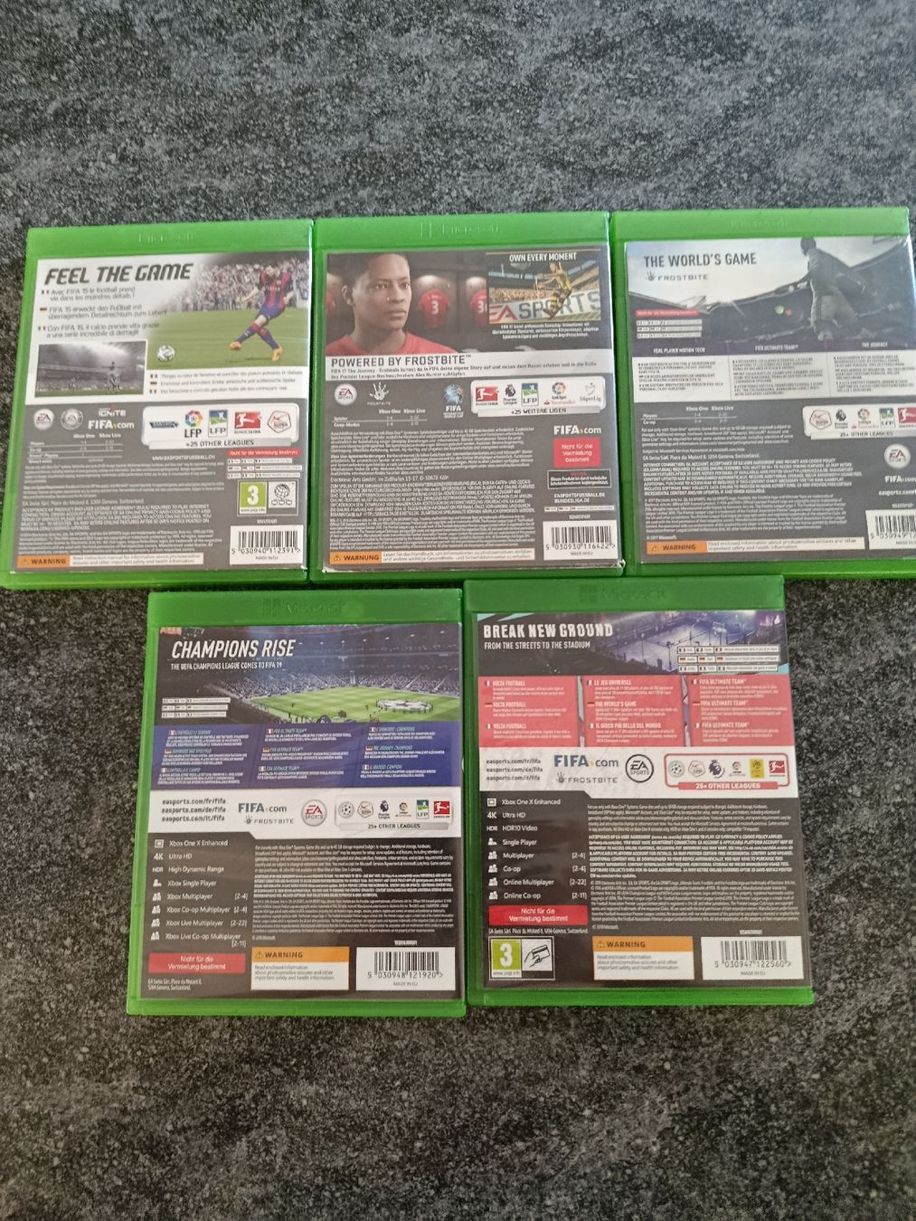 Spiele: FIFA 15, 17, 18, 19 und 20 Xbox One – Gebraucht aus Wattwil von sunicheyenne 1