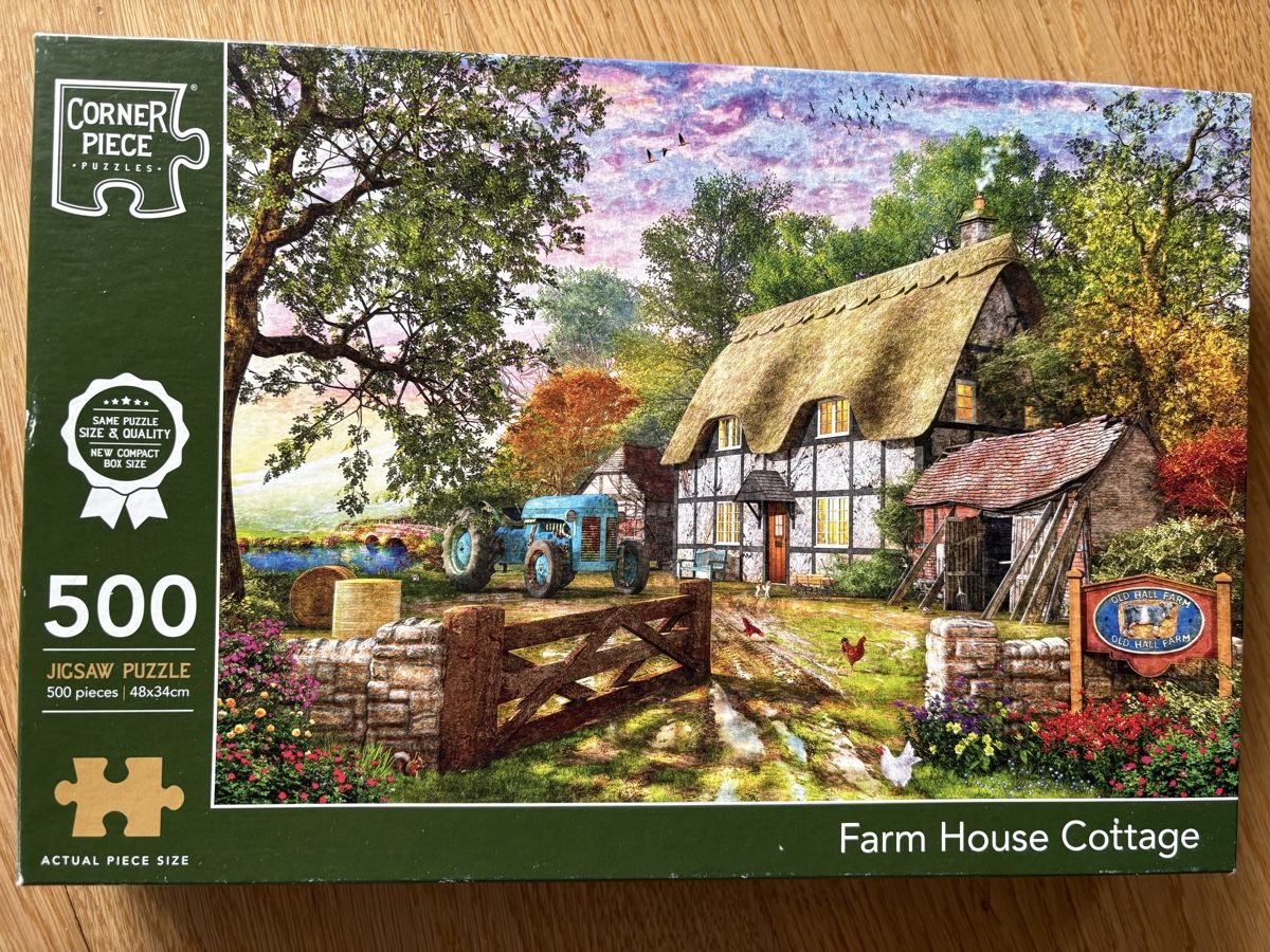 Puzzle: Puzzle 500 Teile - corner piece - komplett – Usato da Zweisimmen venduto da Domii