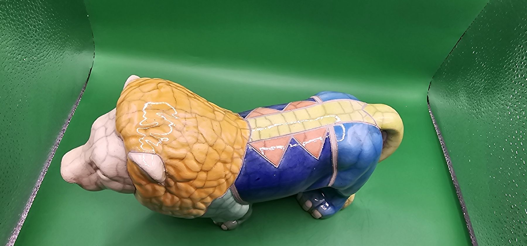 Figuren: Grosse Vintage Raku Pottery Löwe Figur – Gebraucht aus Zürich von Daniela51 6