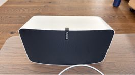 Sonos Play:5 (Gen 2) Weiss – mit Wandhalterungen
