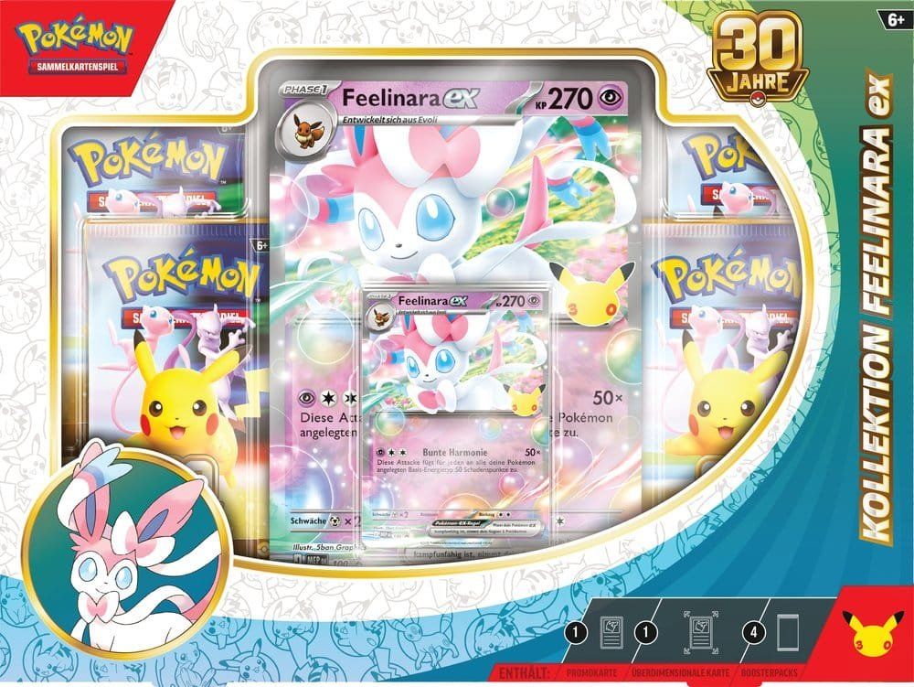 Pokémon TCG: 30 Jahre Celebration Collection Feelinara-ex (Neu und ...