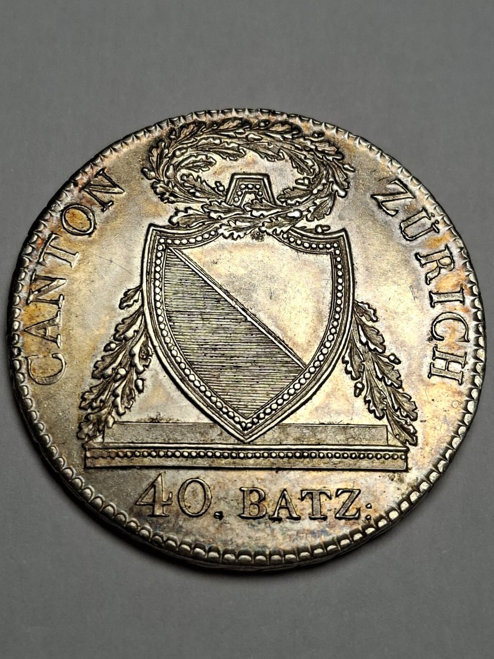 Tutti le monete: Zürich 40 Batzen 1813 – Usato da Zürich venduto da al-dea