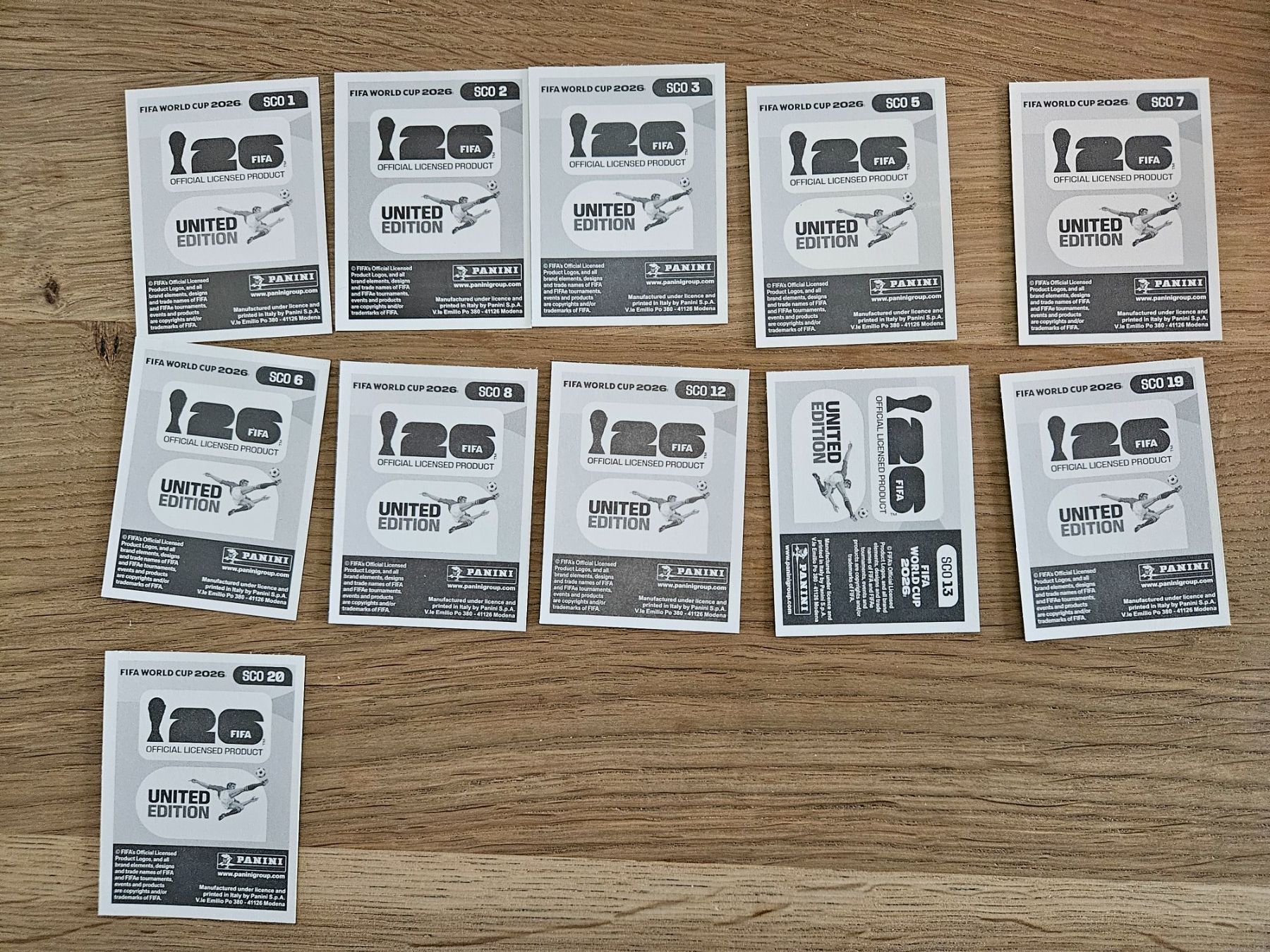 Panini Carte collezionabili: Panini WM 2026 SCO – Nuovo (secondo la descrizione) da Villars-sur-Glane venduto da Bolinot 1