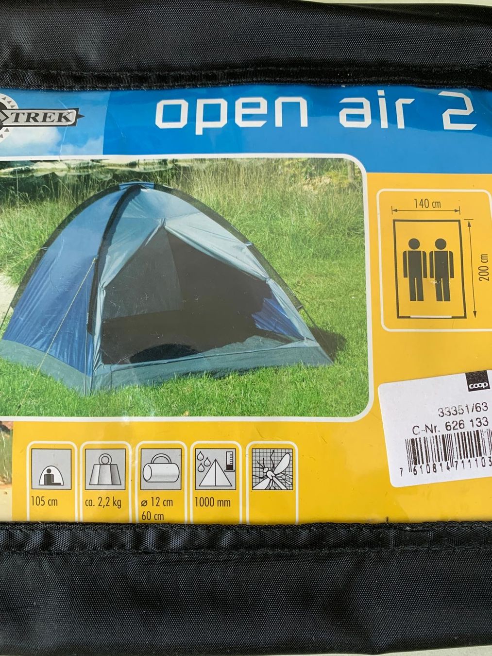 Zelte: Open Air 2-Personen Zelt – Neu (gemäss Beschreibung) aus Greifensee von ReUseReJoy