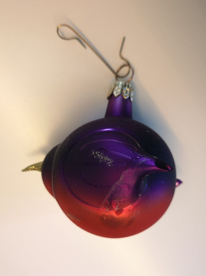Tutte le decorazioni: Einzigartiger Weihnachtsbaumschmuck Vogel in rot-blau – Usato da Liestal venduto da Gitterli01 4