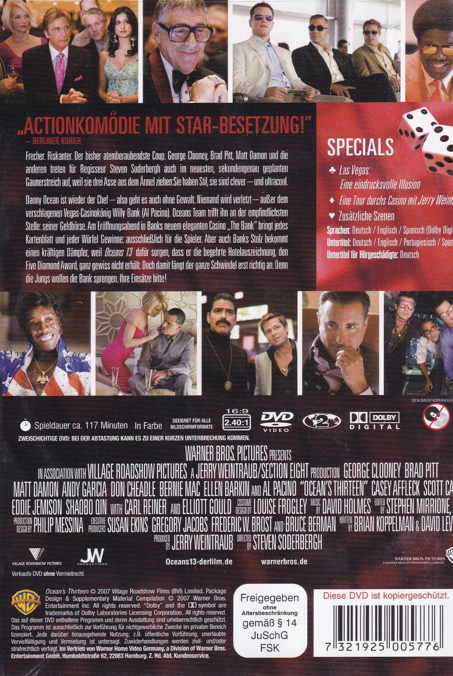 Tutti i DVDs: DVD ab Fr. 1.--, Ocean's 13 – Usato da Lausen venduto da Mondeo10628 1