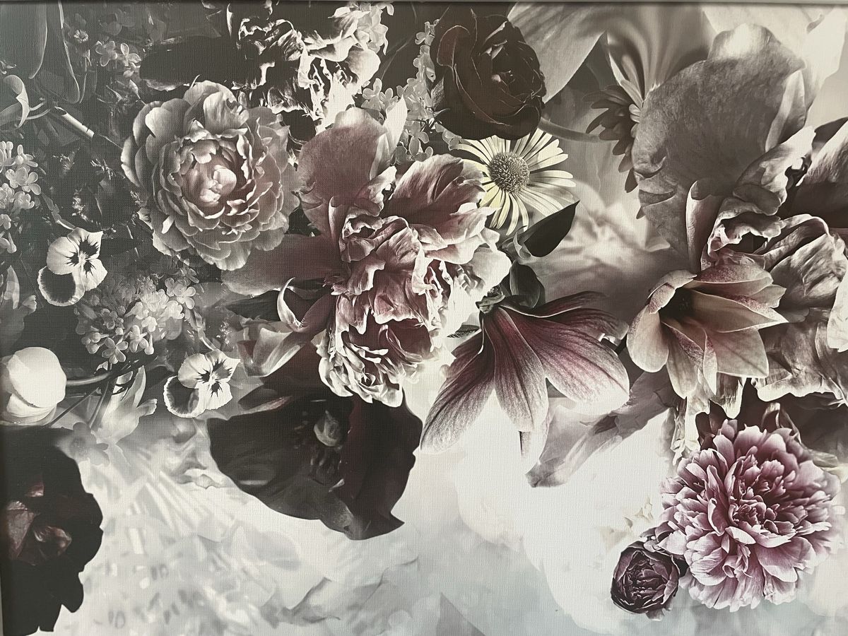 Foto & Immagini: Wunderschönes Wandbild mit Blumenmuster – Usato da Sirnach venduto da sirni 2