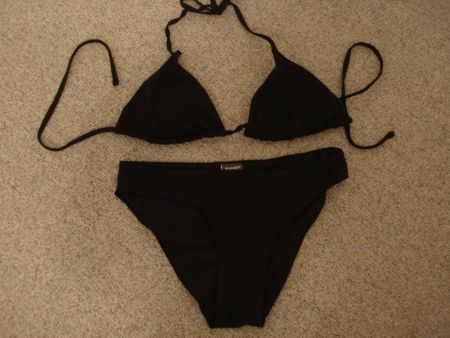 schwarzes Bikini Gr. XS / Cup A/B