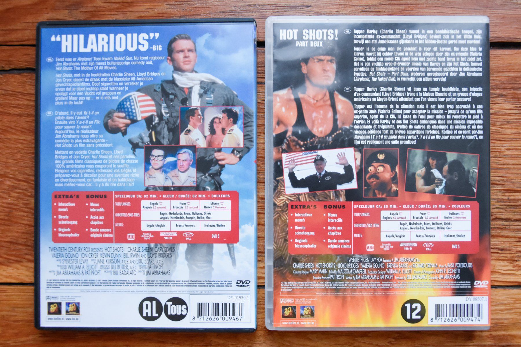 Tutti i DVDs: Hot Shots! & Hot Shots 2! – Usato da Belmont-sur-Yverdon venduto da bichet02 1