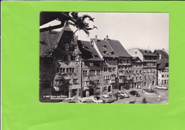 Stein am Rhein-Häuserfront-Parkplatz-Oldtimer