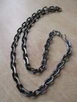 GLIEDERKETTE EDELSTAHL 2 FARBIG LÄNGE 60CM