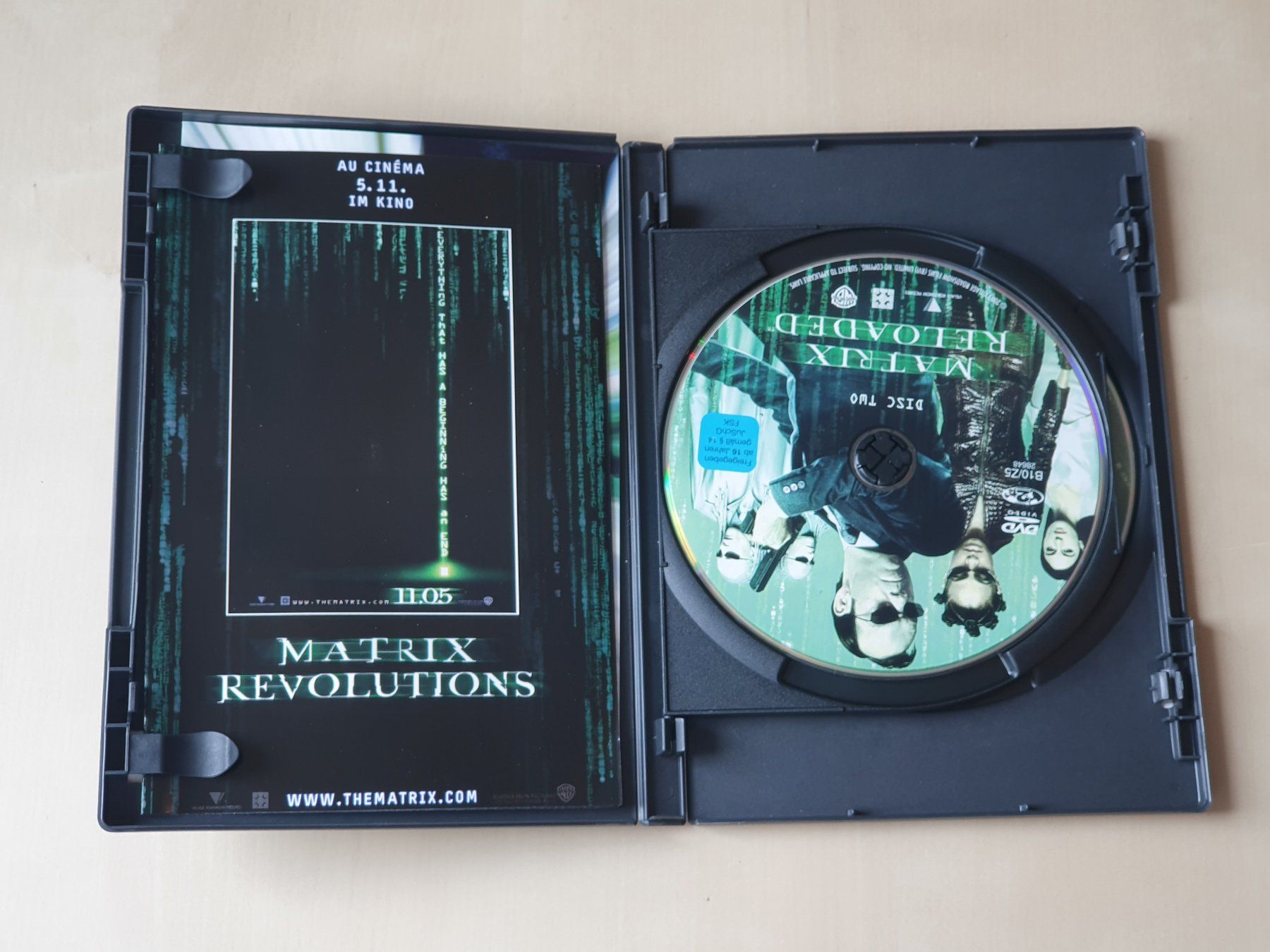 Tous les DVDs: Matrix Reloaded 2 DVD's – D'occasion à Stansstad par collectorsshop 2