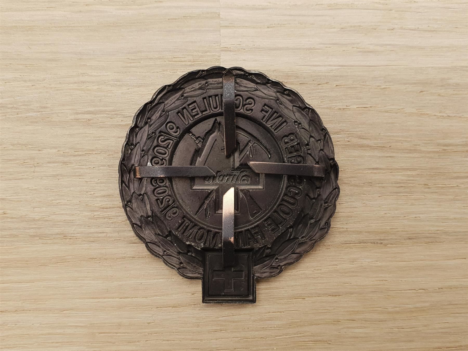Plaketten & Abzeichen: Béret Emblem GEB INF SCHULEN 9 Airolo – Gebraucht aus Erlinsbach von S700 1