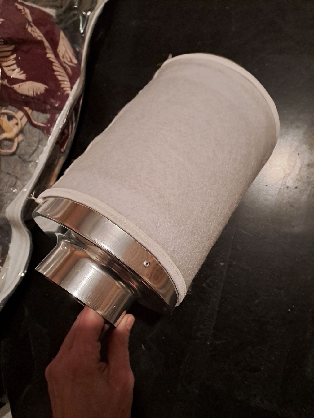 Purificatori d'aria: Aktivkohlefilter- Set mit passendem Rohr und Abzugventilator – Usato da Basel venduto da Allerleiii 5