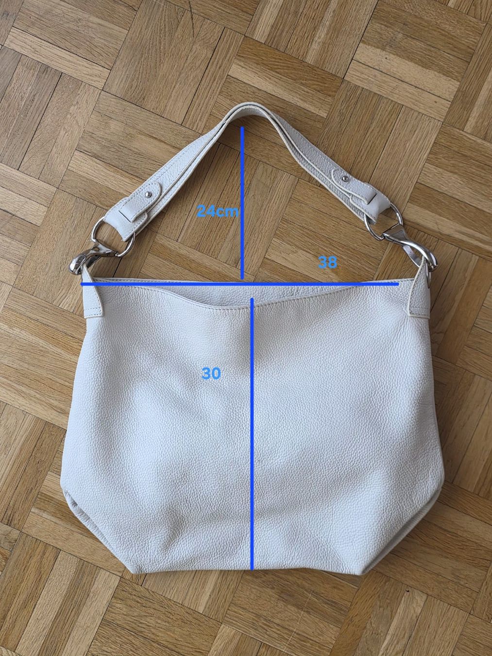 Vera Pelle Borse da donna: Vera pelle white shoulder bag – Usato da Bellinzona venduto da Qwer_h7j7 1