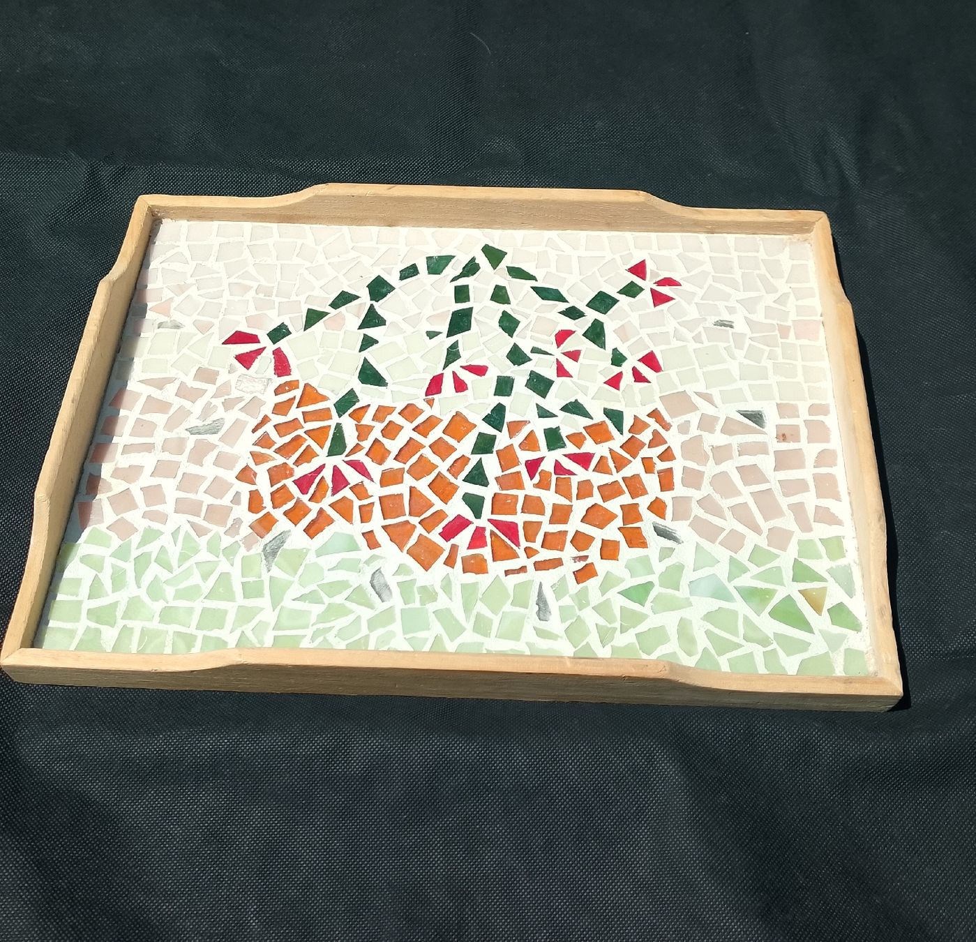 Plateaux: Serviertablett mit Mosaik – D'occasion à Luzern par toenu23