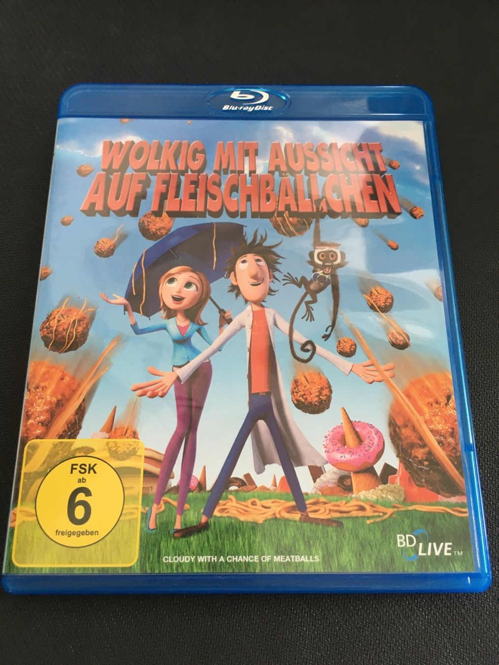 Alle DVDs: Wolkig mit Aussicht auf Fleischbällchen [Blu-ray] – Gebraucht aus St.Gallen von MedienJoe