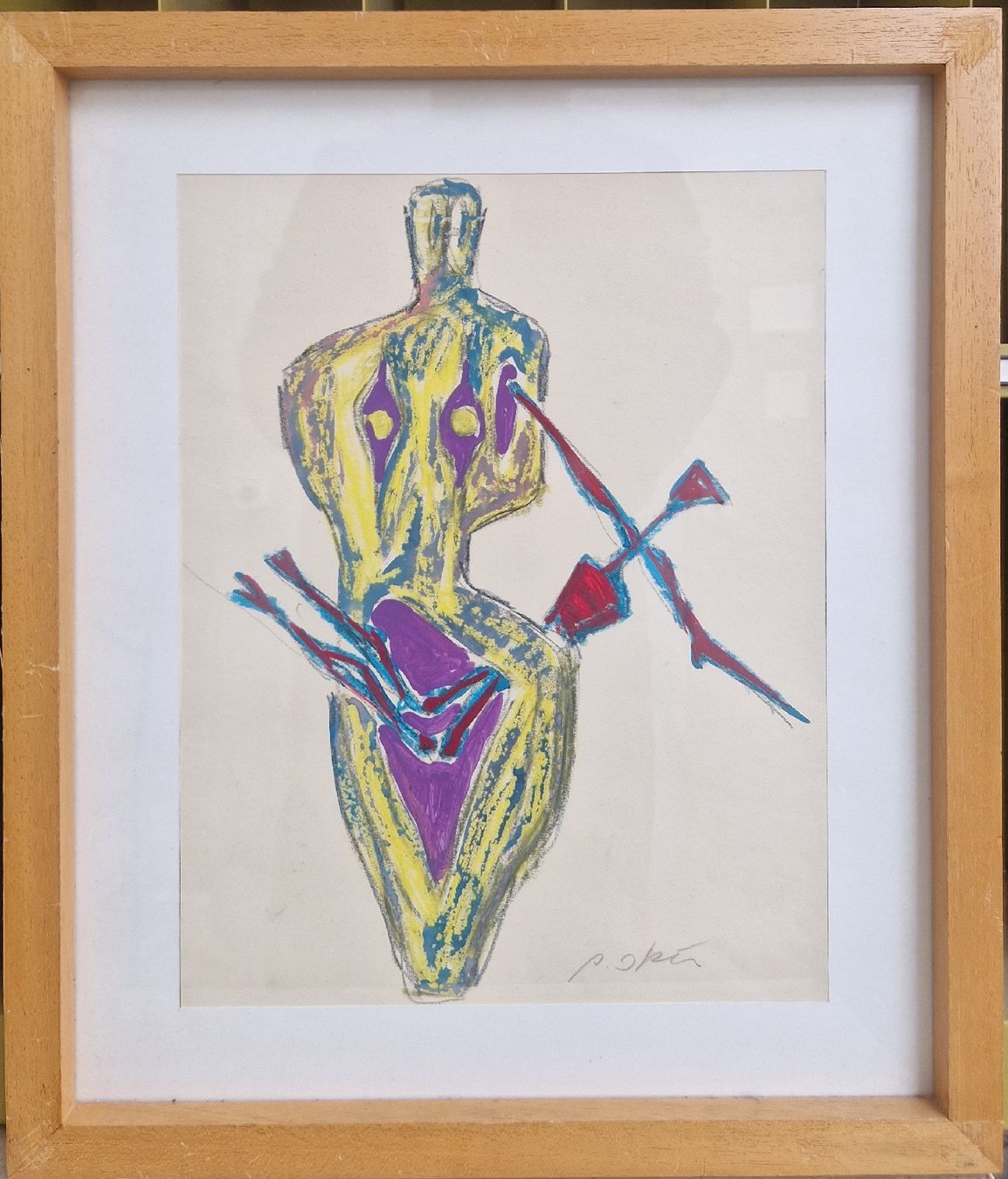 Gemälde: dessin de Arnold D'Altri – Gebraucht aus Renens VD von vintage72