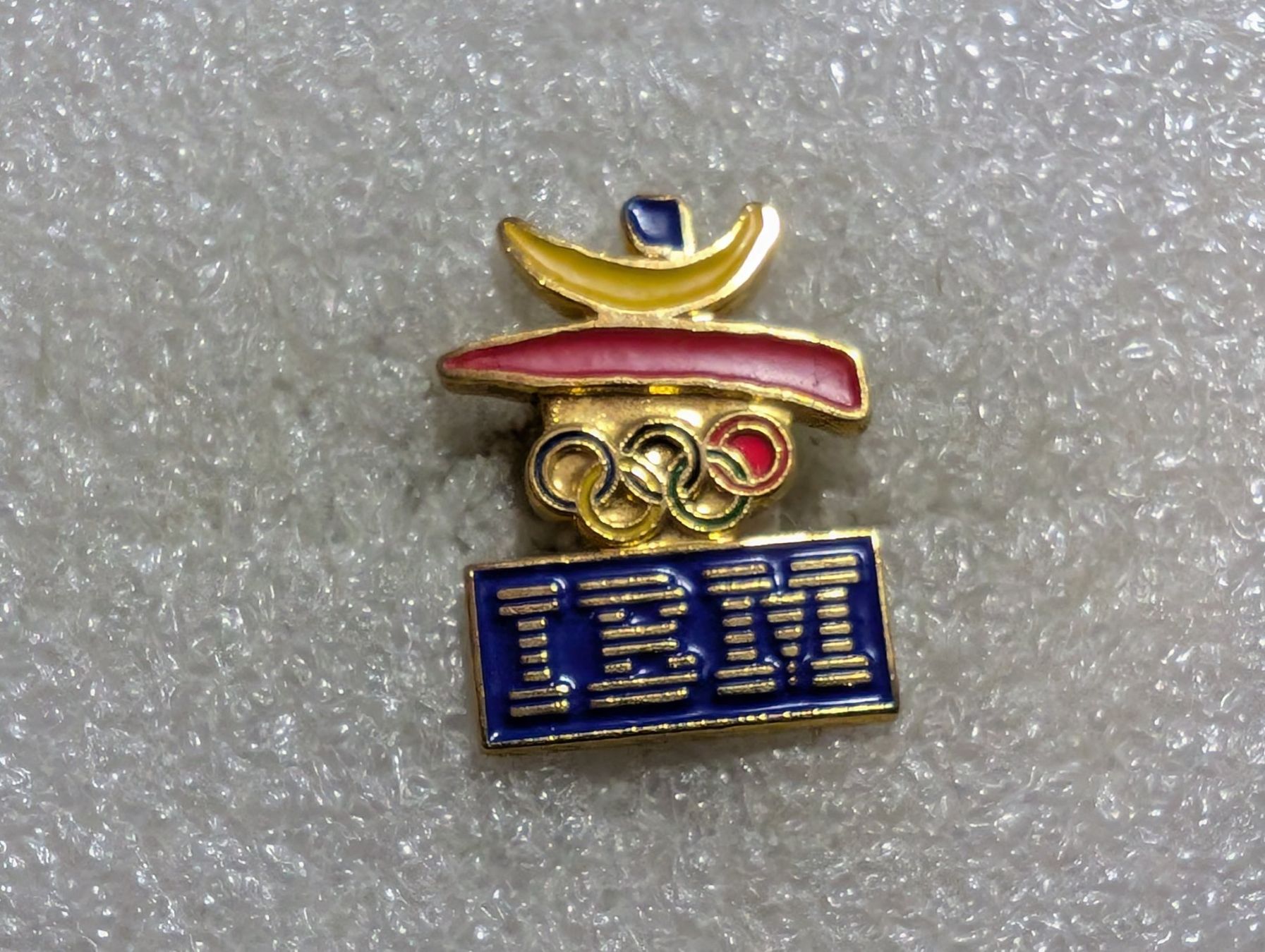 Placchette & Badge: Ansteckpin 193: IBM x Olympia – Usato da Oppligen venduto da Pin-Fall-Shop