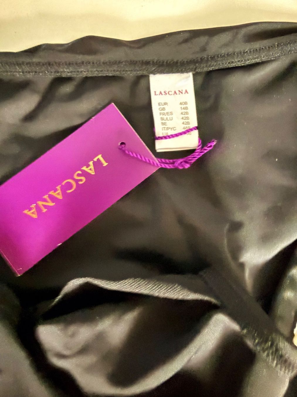 Lascana Costumi da bagno & Bikini: LASCANA, Bikini, Grösse 40D/40, Farbe Schwarz – Nuovo e nell'imballaggio originale da Rudolfstetten venduto da gst_g7xl 6