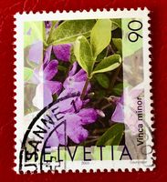 Nr.1074 Gemeines Flora,Immmergrün GESTEMPELT 2003    