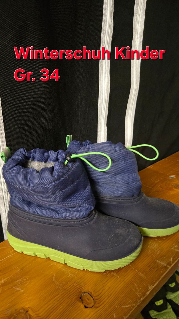 Chaussures garçon: Winterschuh Kids / Gr.34 – D'occasion à Schötz par Nico040