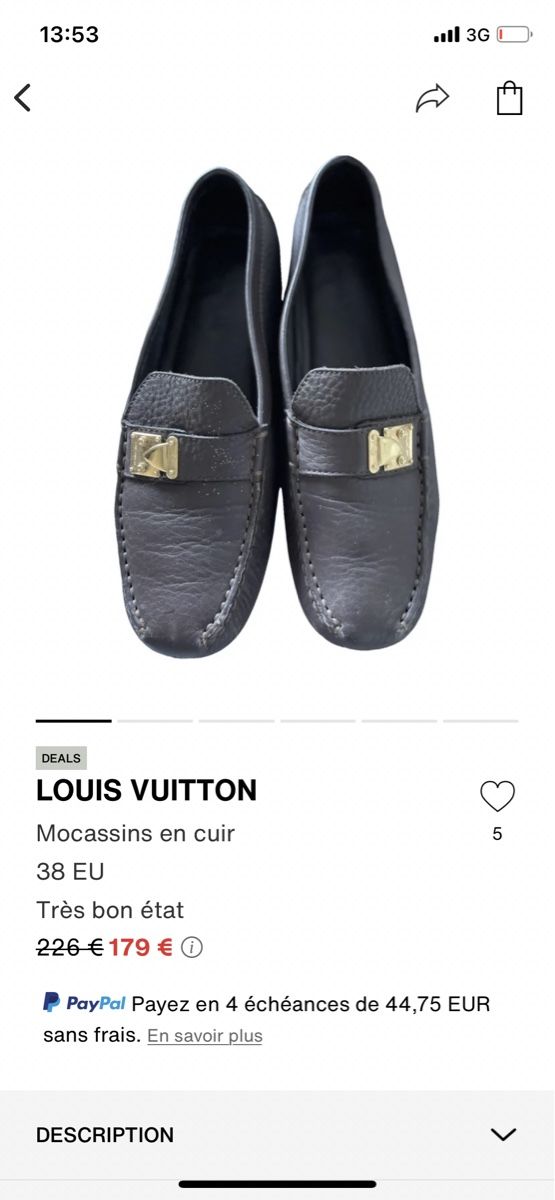 Louis Vuitton Scarpe da donna: Mocassins Louis Vuitton – Usato da Versoix venduto da wen_75xm 7