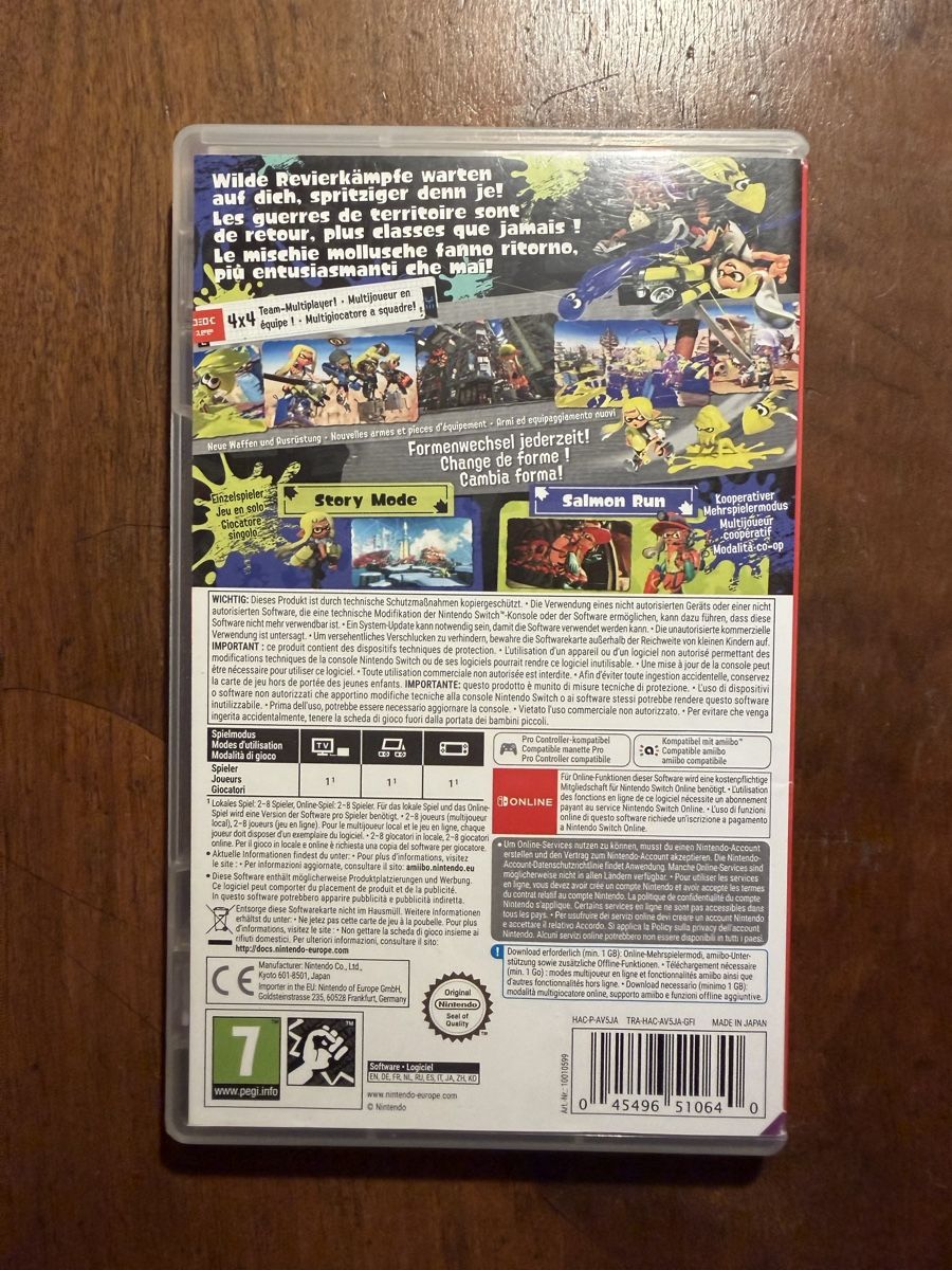 Nintendo Giochi: Nintendo Switch Spiel Splatoon 3 – Usato da Spiegel b. Bern venduto da maxi6305 2