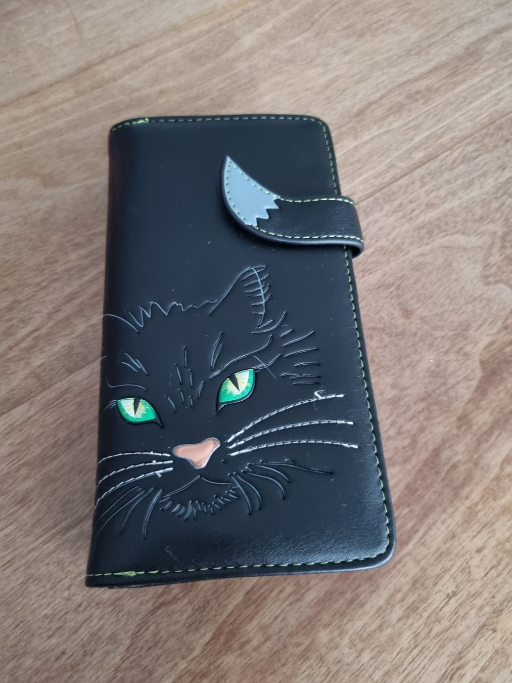 Brieftaschen: Portemonnaie Schwarz Katze – Neu (gemäss Beschreibung) aus Waltenschwil von Larache90
