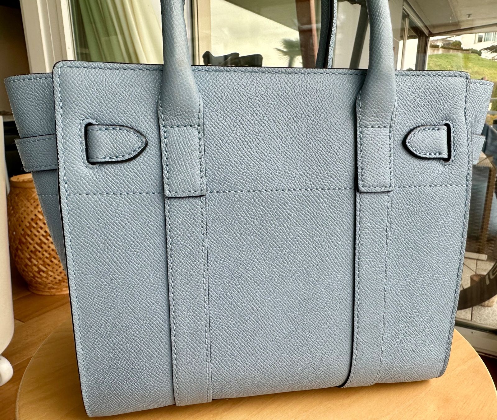 Mulberry Borse da donna: Mulberry Mini Zipped Bayswater,  hellblau – Usato da Schindellegi venduto da kat_px7r 5