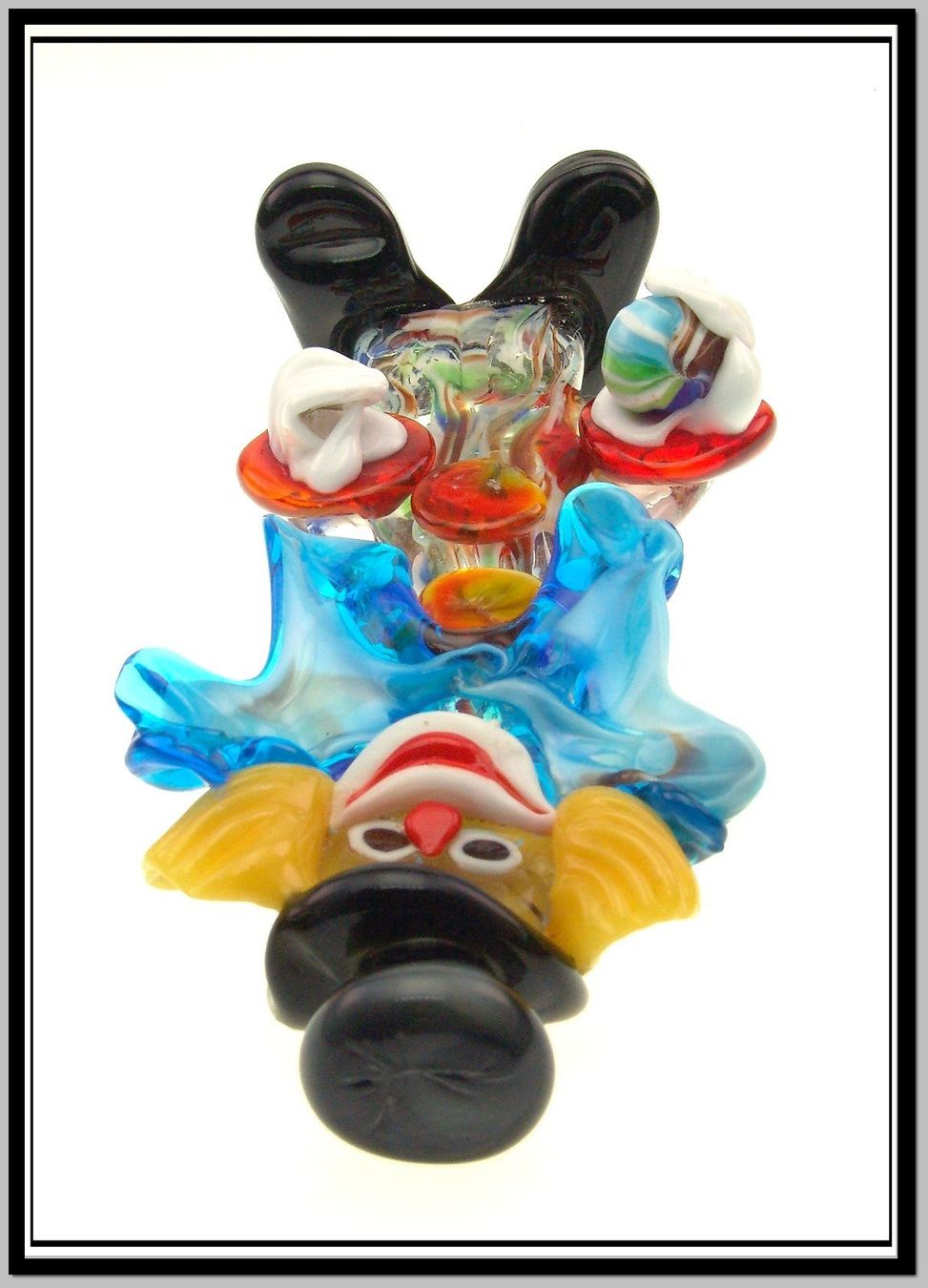 Murano Statuette: Murano Glas Clown mit Spielball (0010) – Difettoso da Langenthal venduto da Sherkaan 5