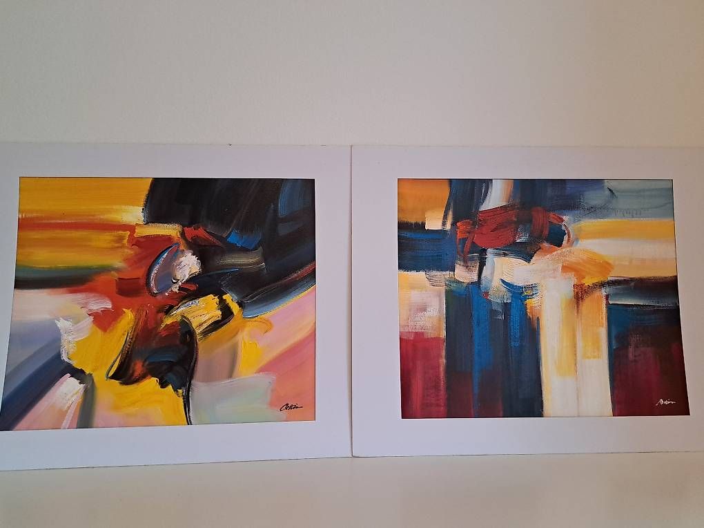 Dipinti: Ölgemälde 'color composition' 50 x 60 – Nuovo e nell'imballaggio originale da Bern venduto da mar_8npr