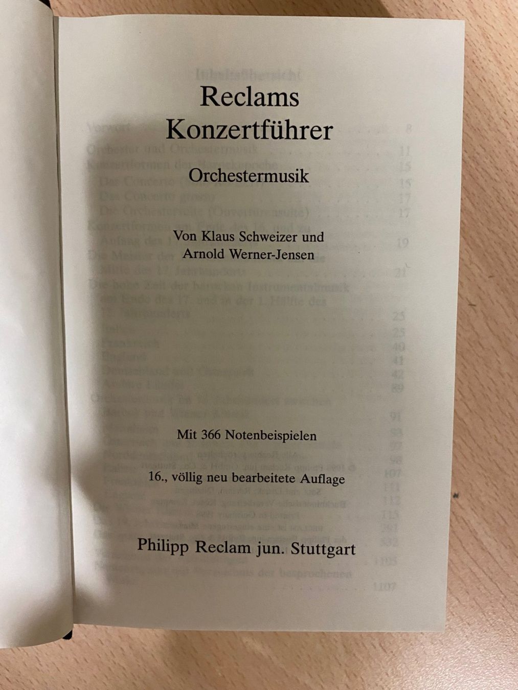 Libri: Reclams Konzertführer – Usato da Starrkirch-Wil venduto da UB007 1