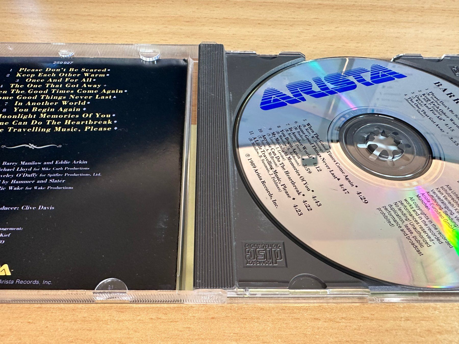 CD: Barry Manilow – Barry Manilow – Usato da Rikon im Tösstal venduto da Alpenmutz 2