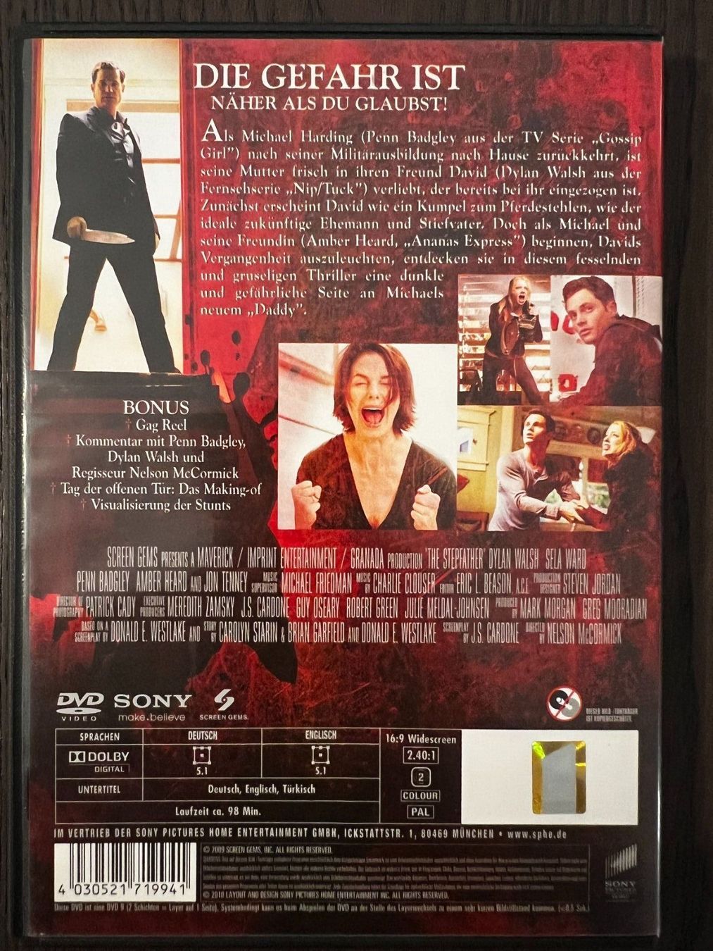 Tutti i DVDs: Stepfather – Usato da Zürich venduto da FilmFreunde 1
