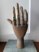 Holzhand, Künstler-Handpuppe, Vintage Style