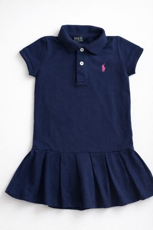 Polo Ralph Lauren Kleid 2T Navy Logo wie neu