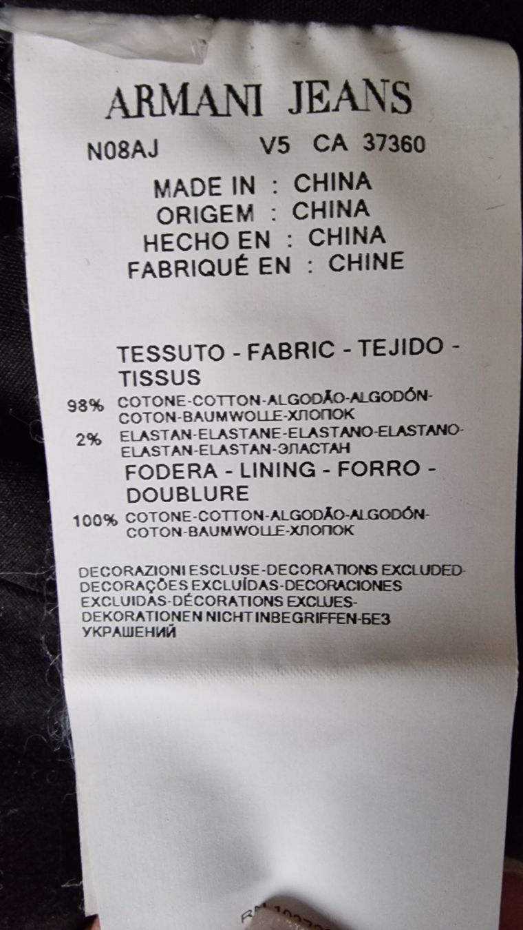Completi & Tailleur: Set Armani Jeans Gr.34 – Usato da Mönchaltorf venduto da nzhuravel 3