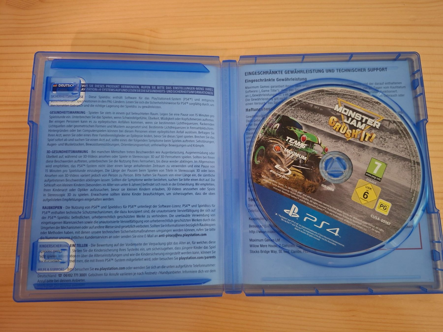 Jeux: Monster Jam Crush it PS4 – D'occasion à St. Gallen par brat01 1